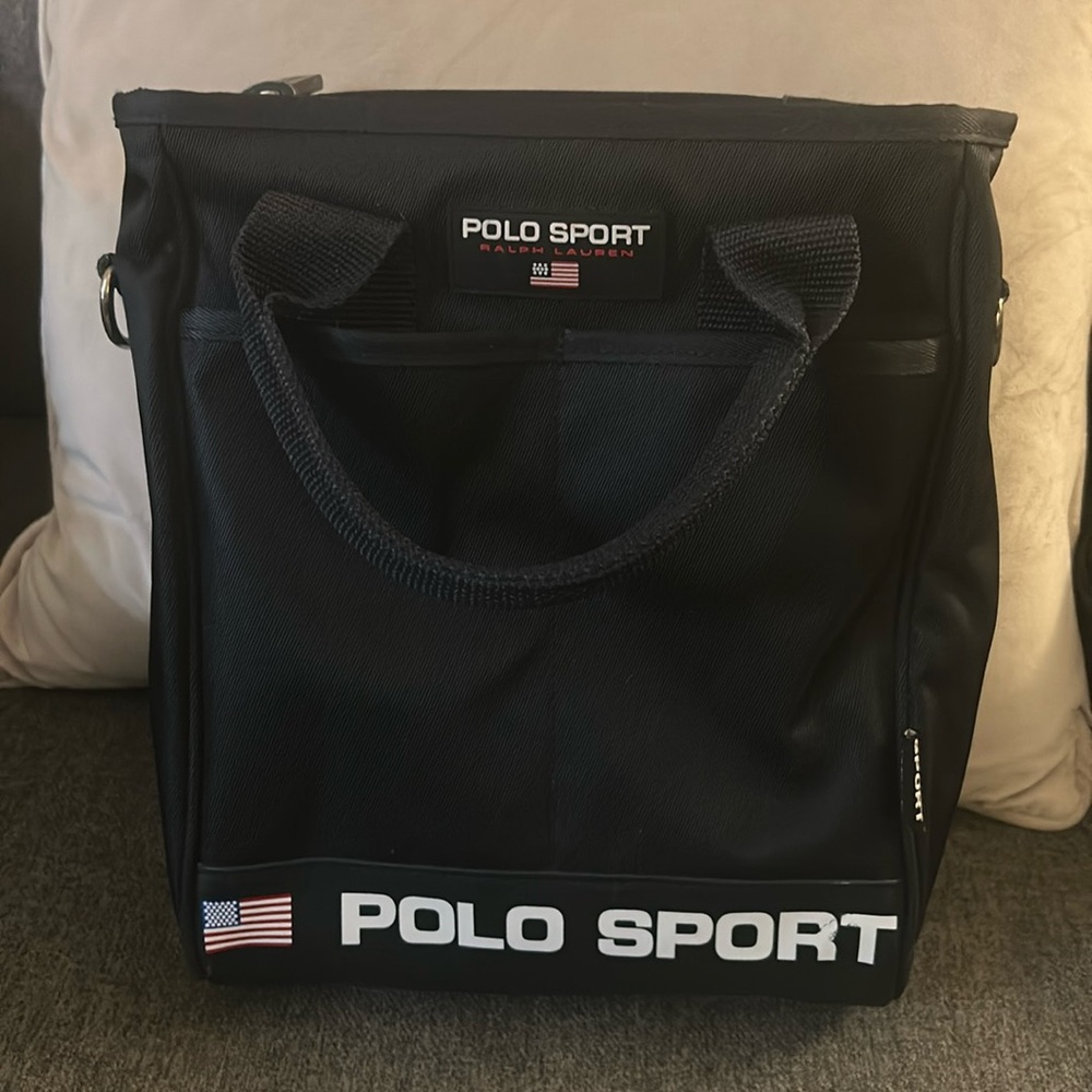 Vintage Ralph Lauren Polo Sport Zipper Tote Bag Handbag
